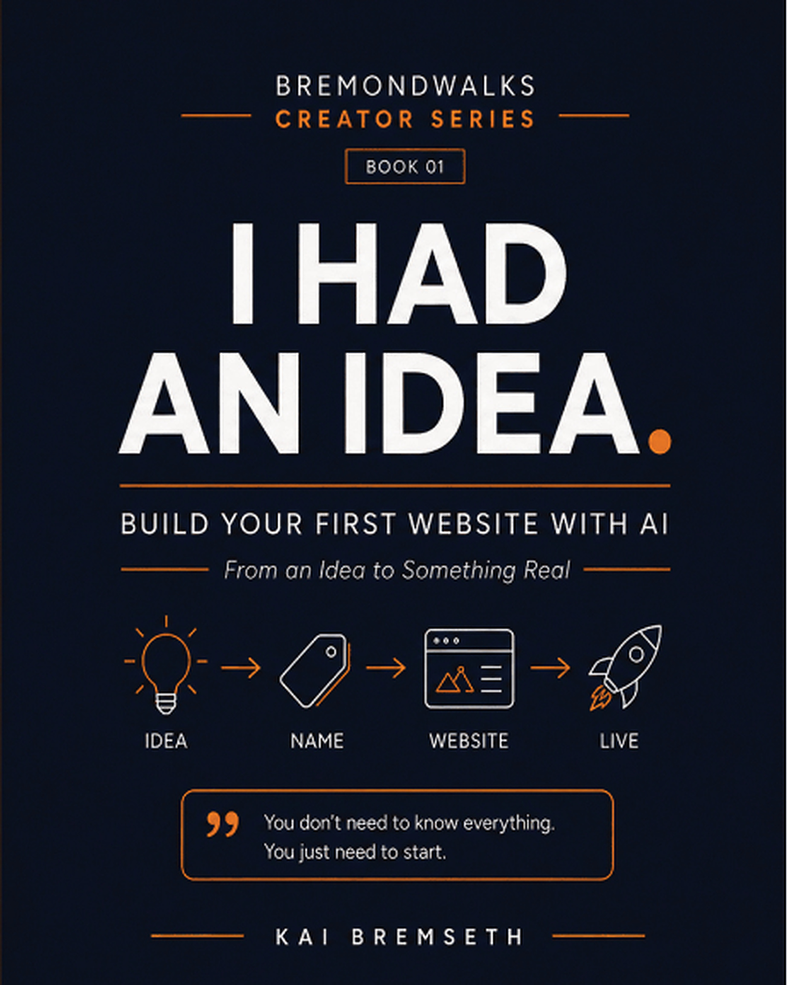I Had an Idea book cover